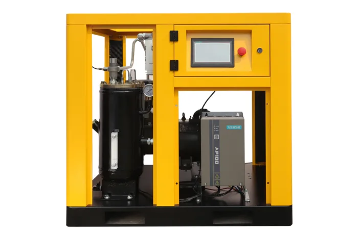 185KW kilowatt 250hphp dual -stage compressed permanent magnet variable frequency air compressor - Image 3