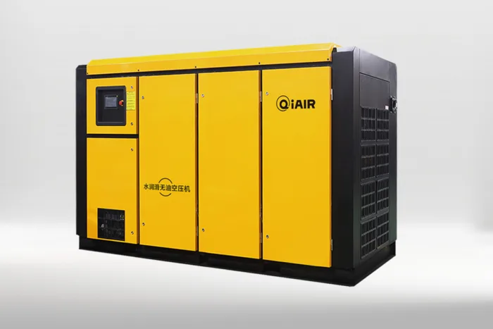 185KW kilowatt 250hphp oil -water -free lubricating screw air compressor